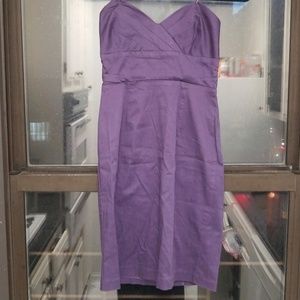 NWT Forever 21 Stretchy Strapless Purple Dress